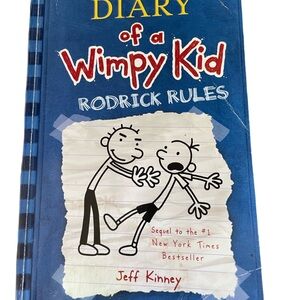 ❤️ DIARY OF A WIMPY KID RODRICK RULES HARDCOVER BOOK